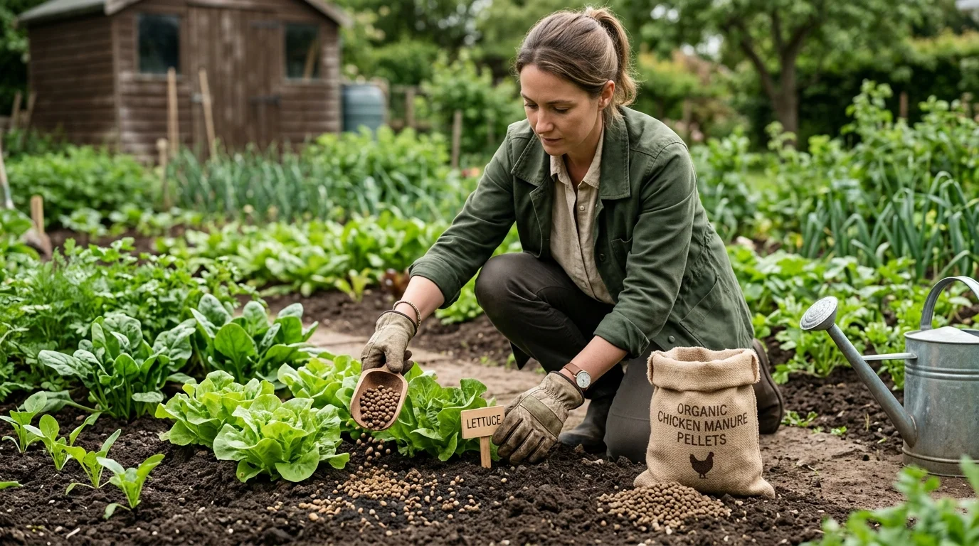 chicken-manure-pellets-allotment