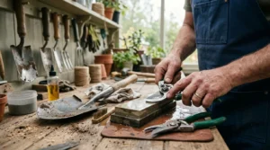 clean-sharpen-garden-tools
