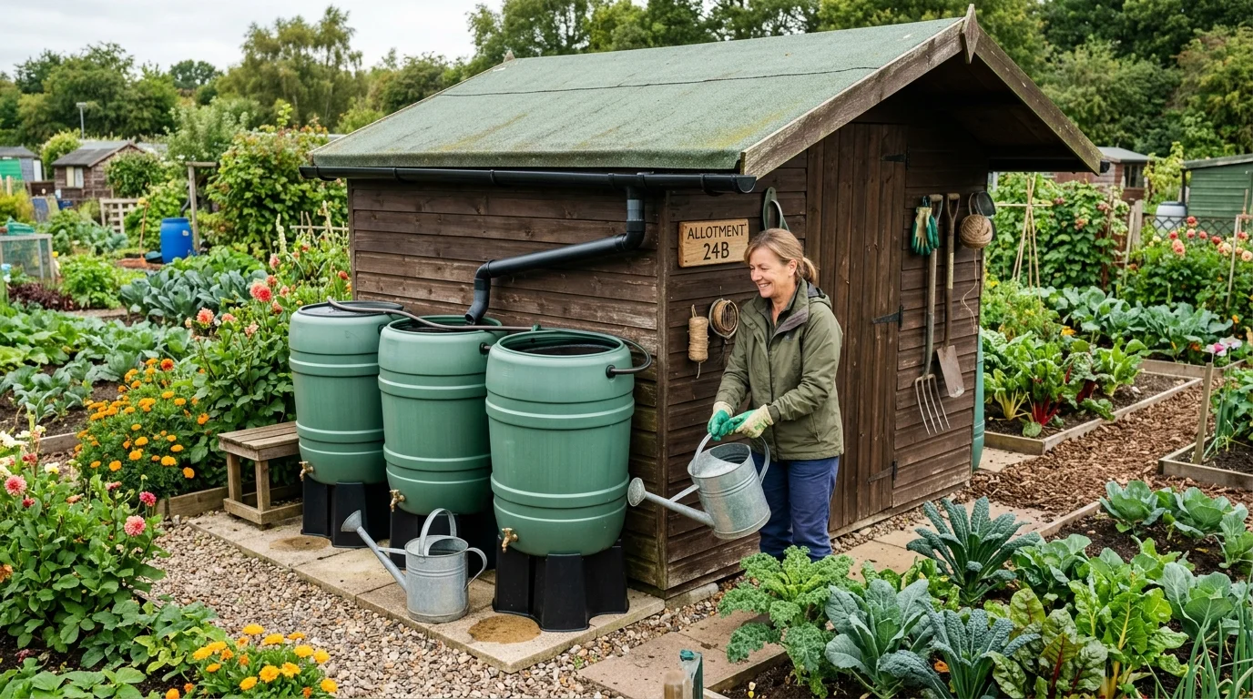 collect-rainwater-allotment-shed