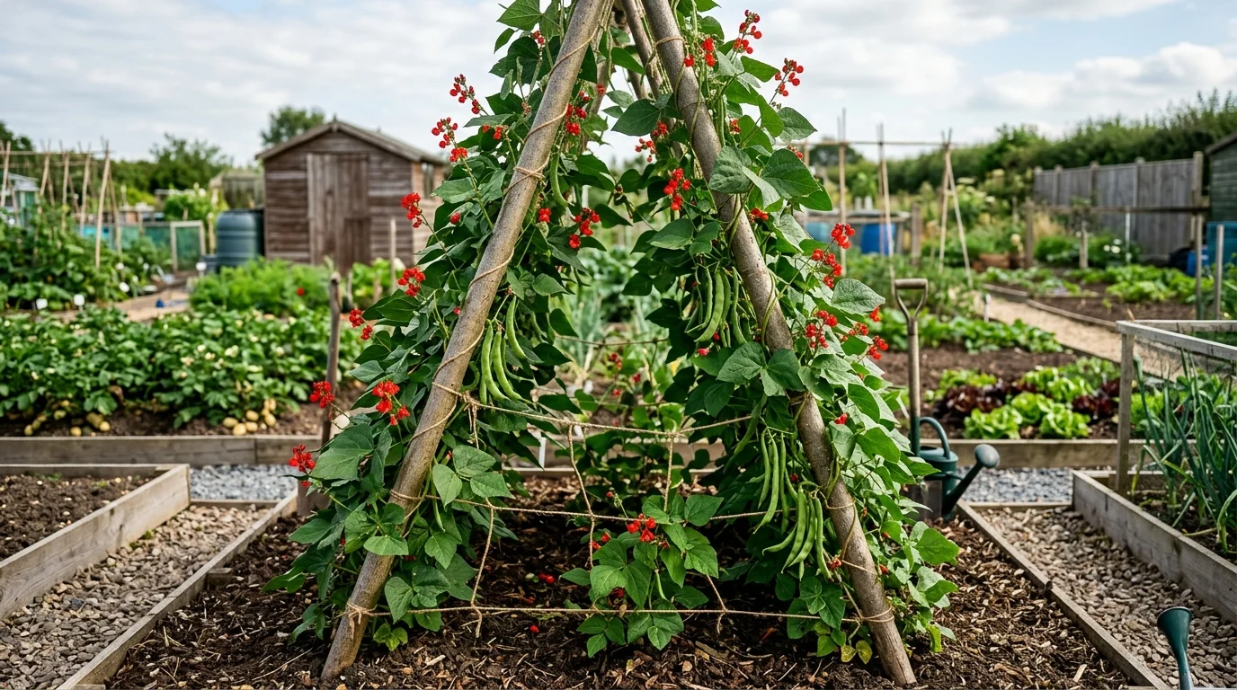grow-runner-beans-allotment