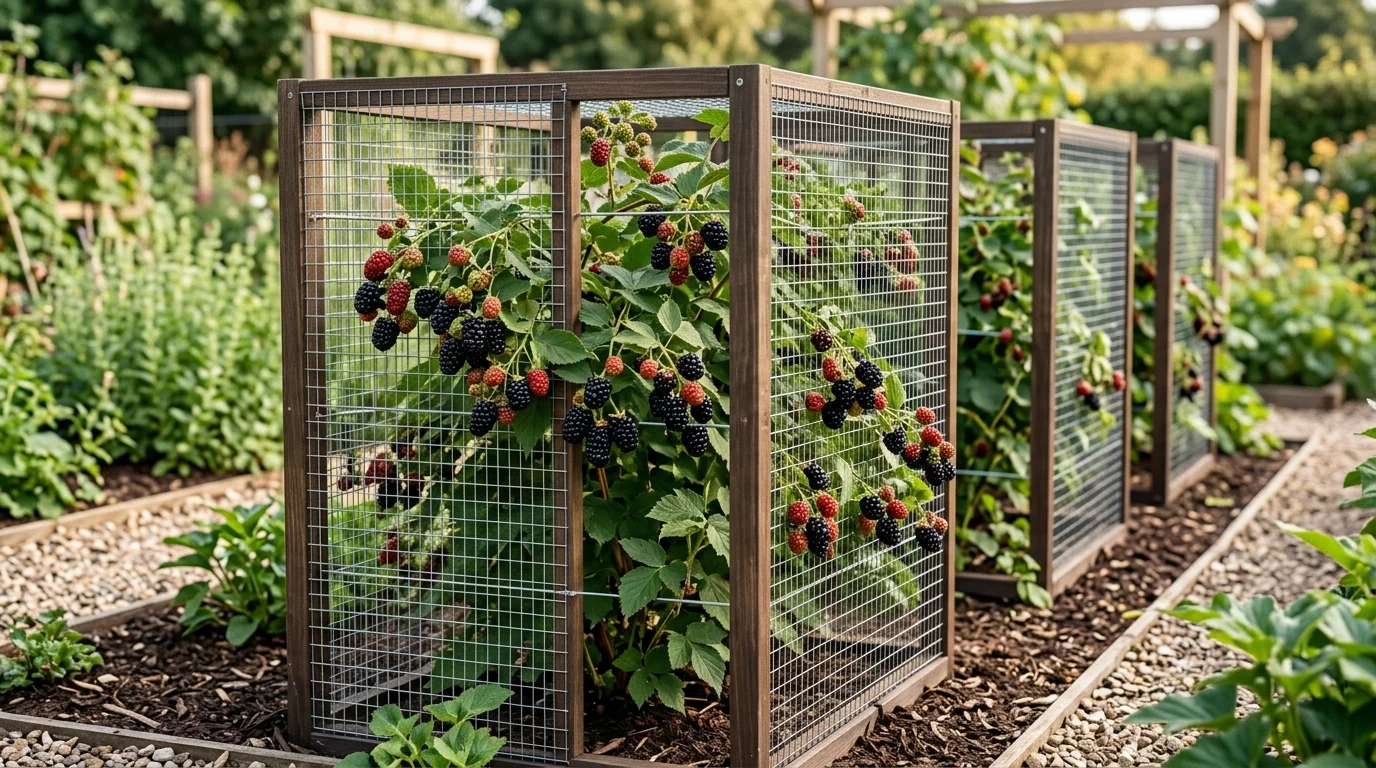 growing-blackberries-fruit-cages