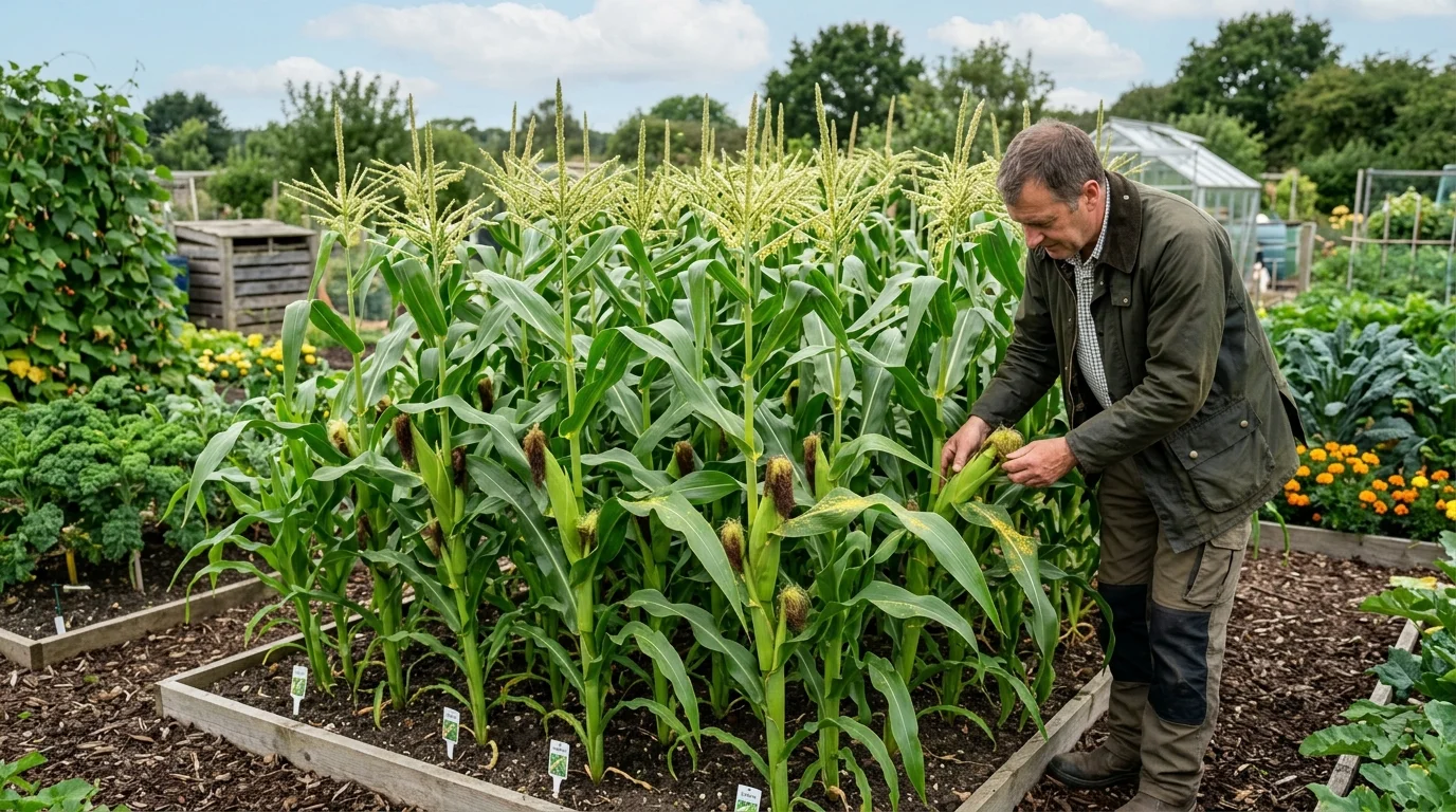 growing-sweetcorn-uk-plot