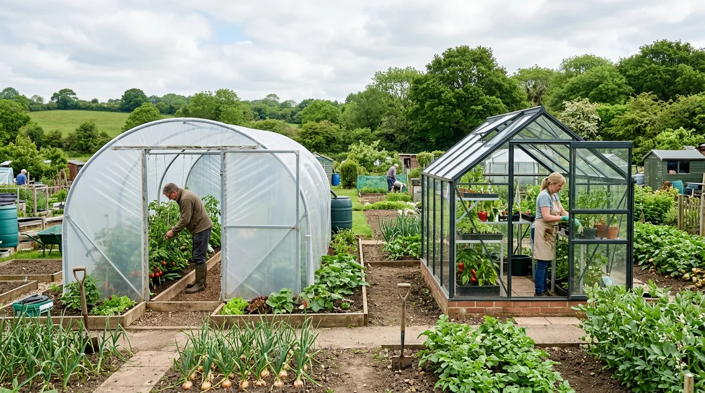 polytunnel-vs-greenhouse-uk-allotments